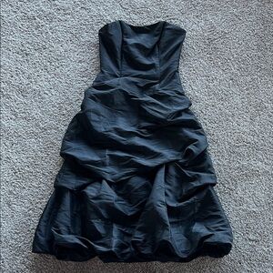 Elegant Black Strapless Dress